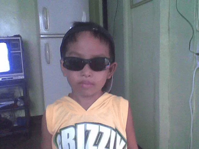 Anthony as a child in Basco, Batanes